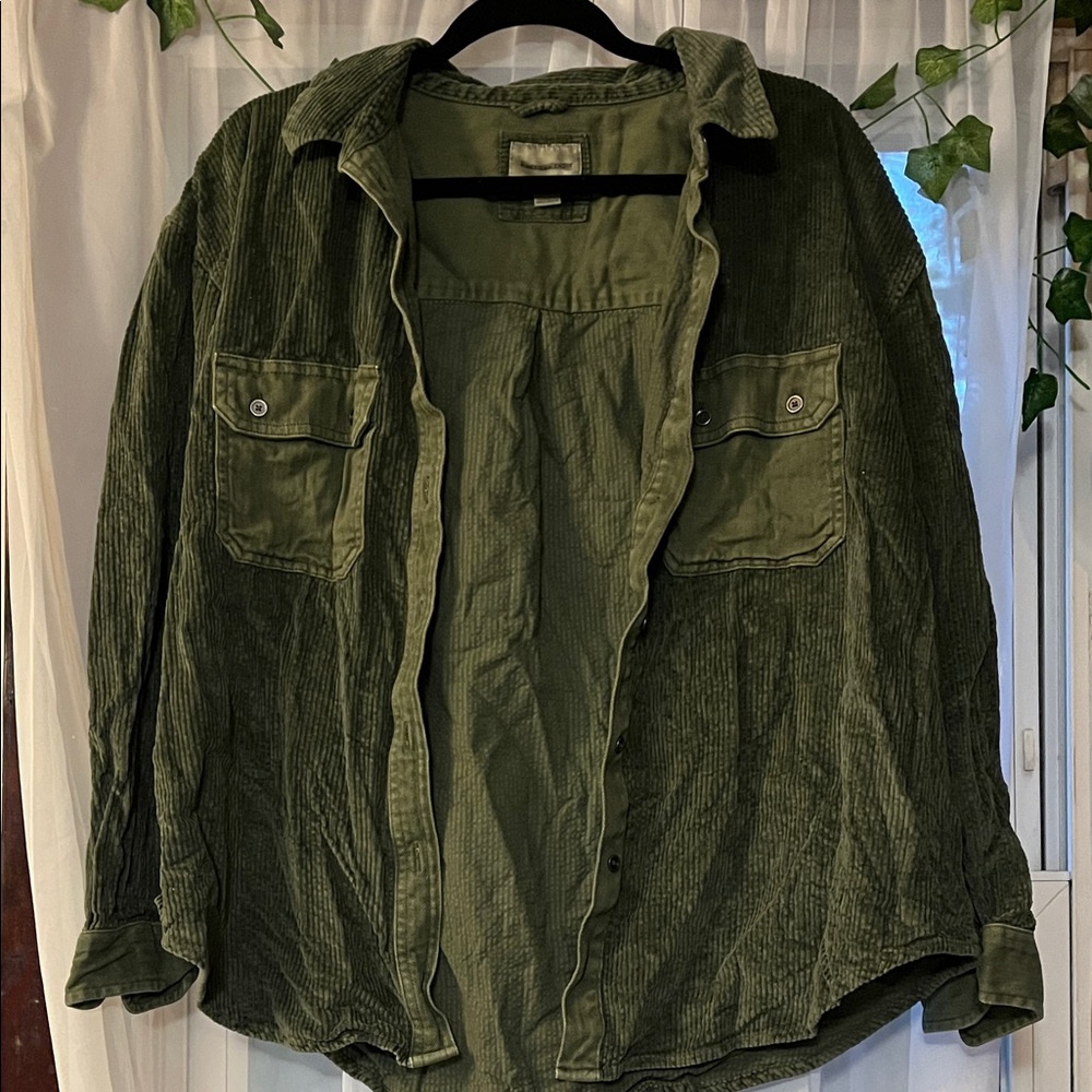 American Eagle Corduroy Button Up